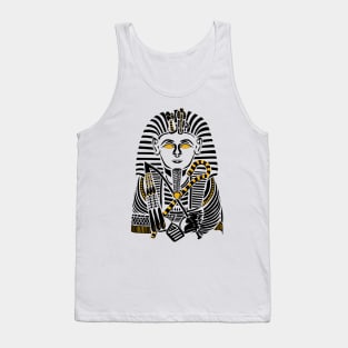 King Tutankhamun Tribal style art Tank Top